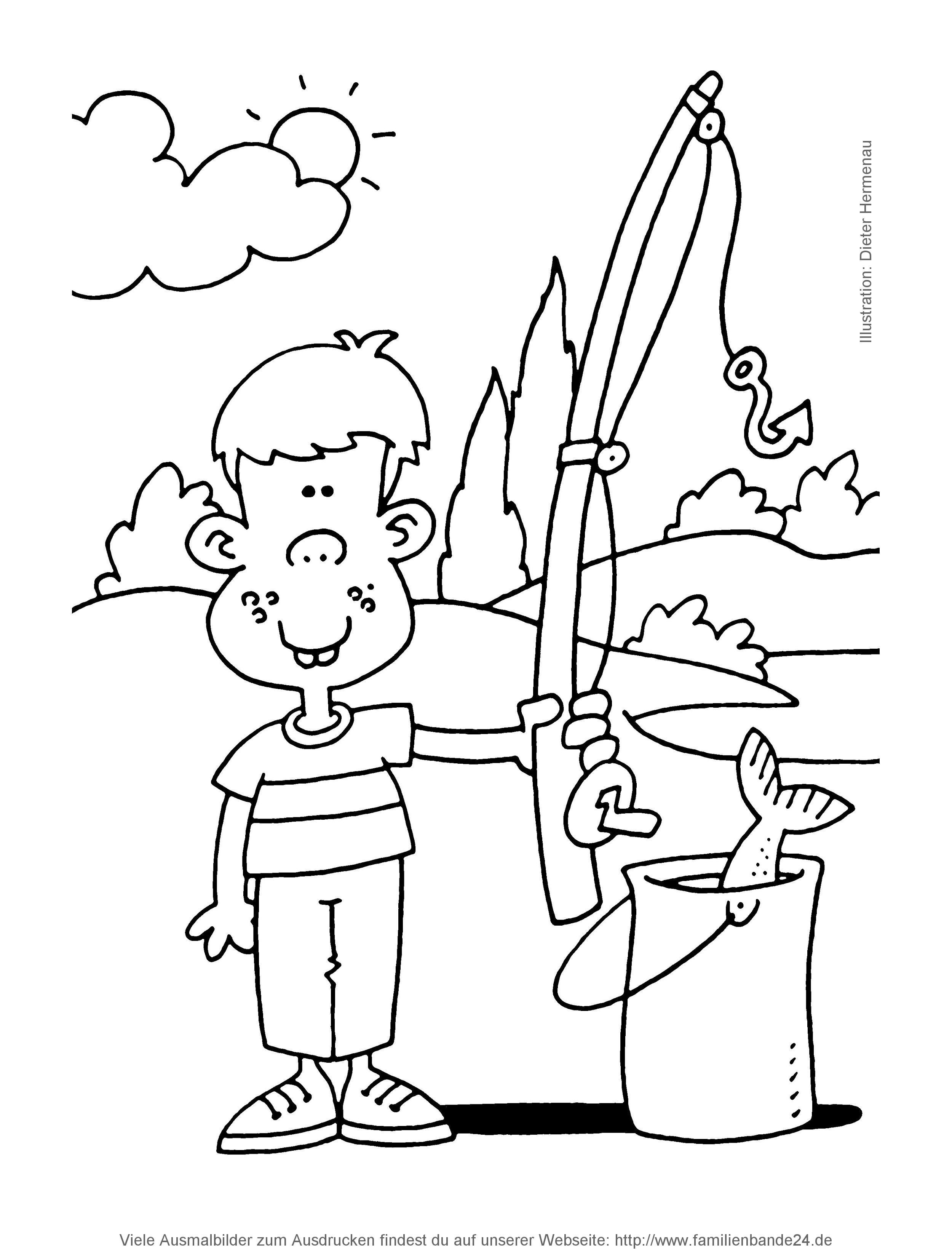 Illustration Ausmalbilder: Berufe