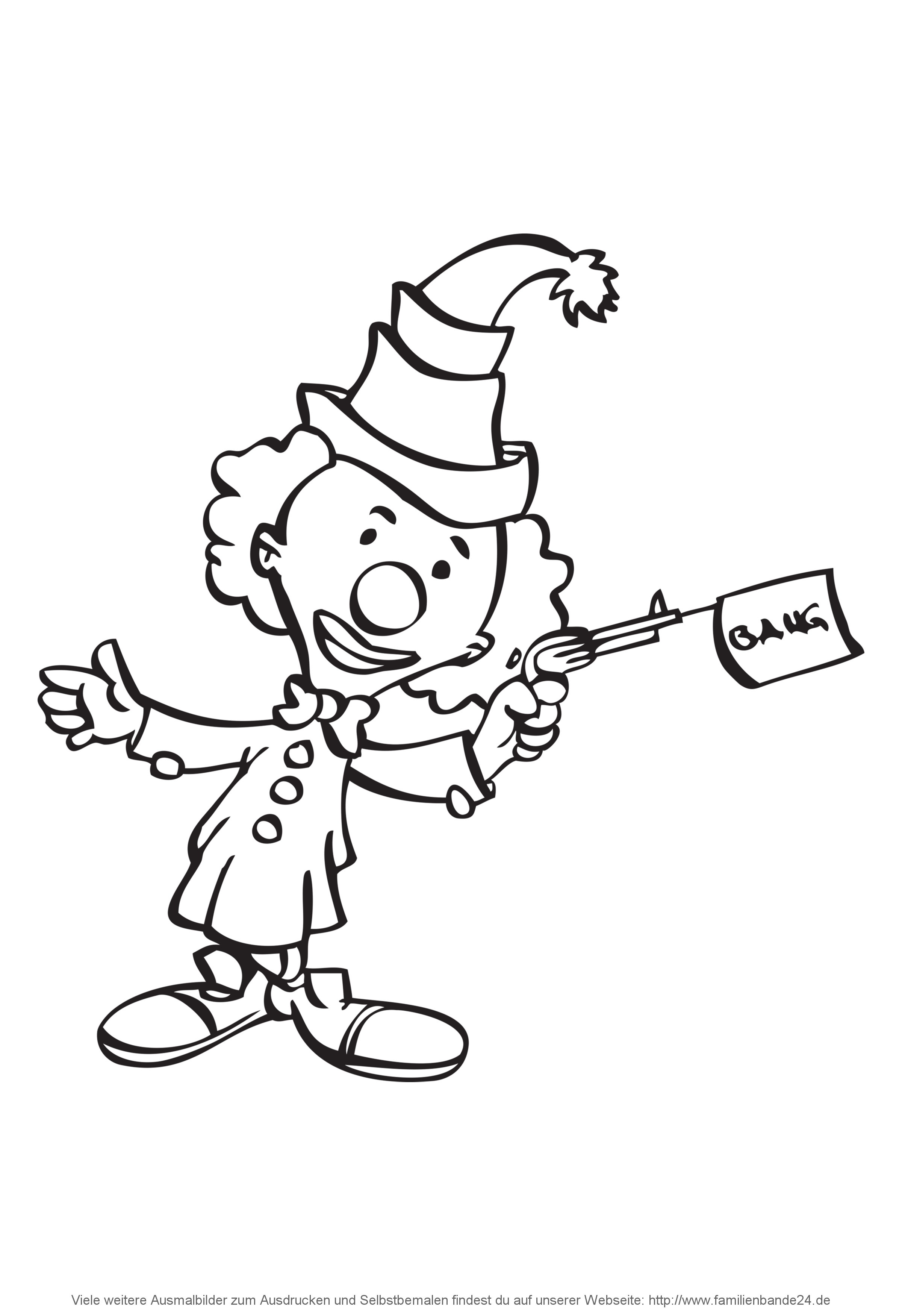 Illustration Ausmalbilder: Zirkus