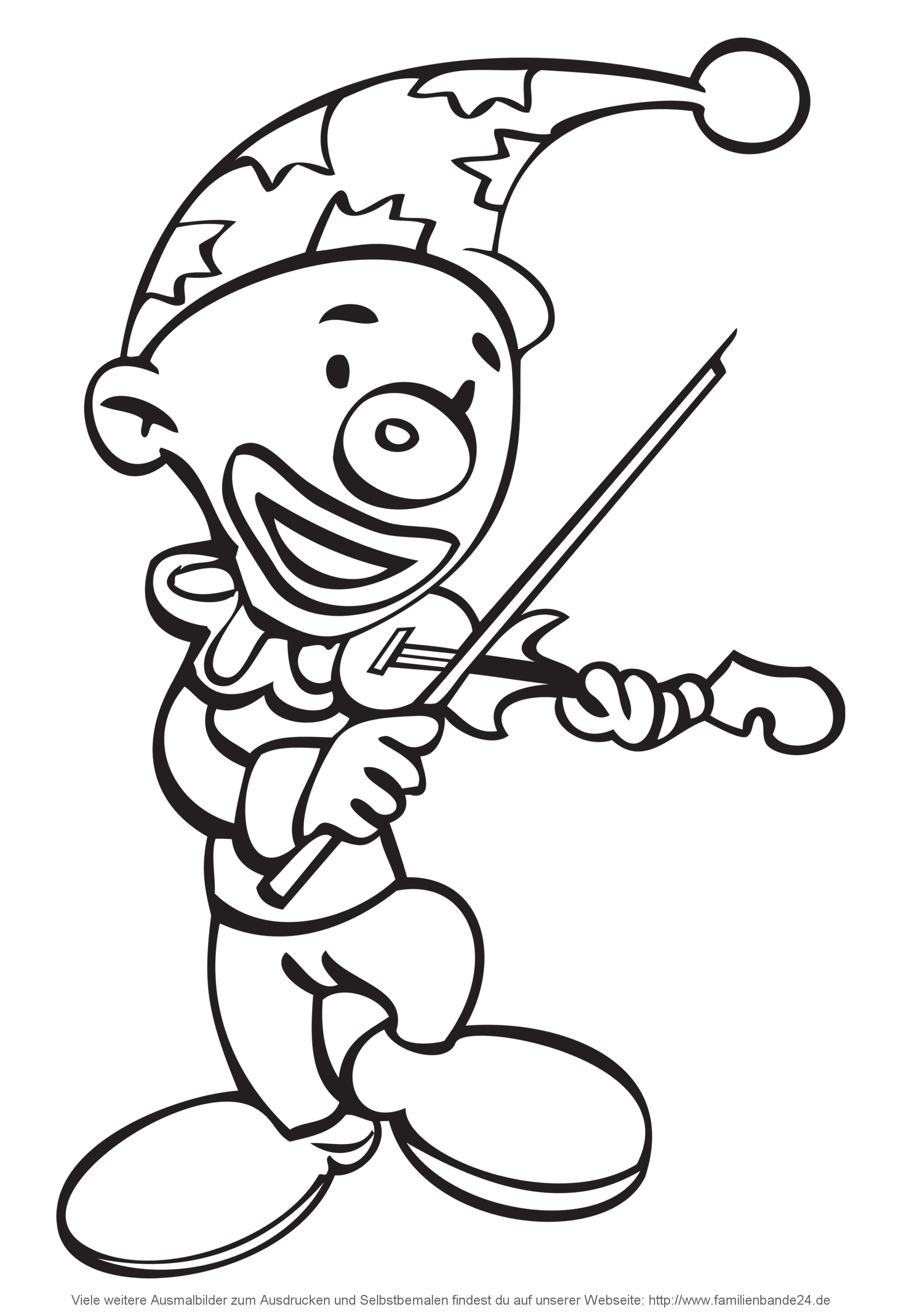 Illustration Ausmalbilder: Zirkus