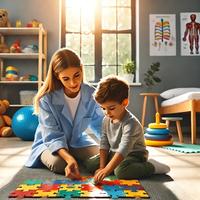 Illustration Ergotherapie für Kinder